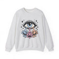 Magical Eye Sweatshirt Boho Chic Meditation Gift Women Tribal Sweatshirt Third Eye Sweatshirt Bohemian Enthusiast Primitive Sweatshirt Mindfulness Graphic