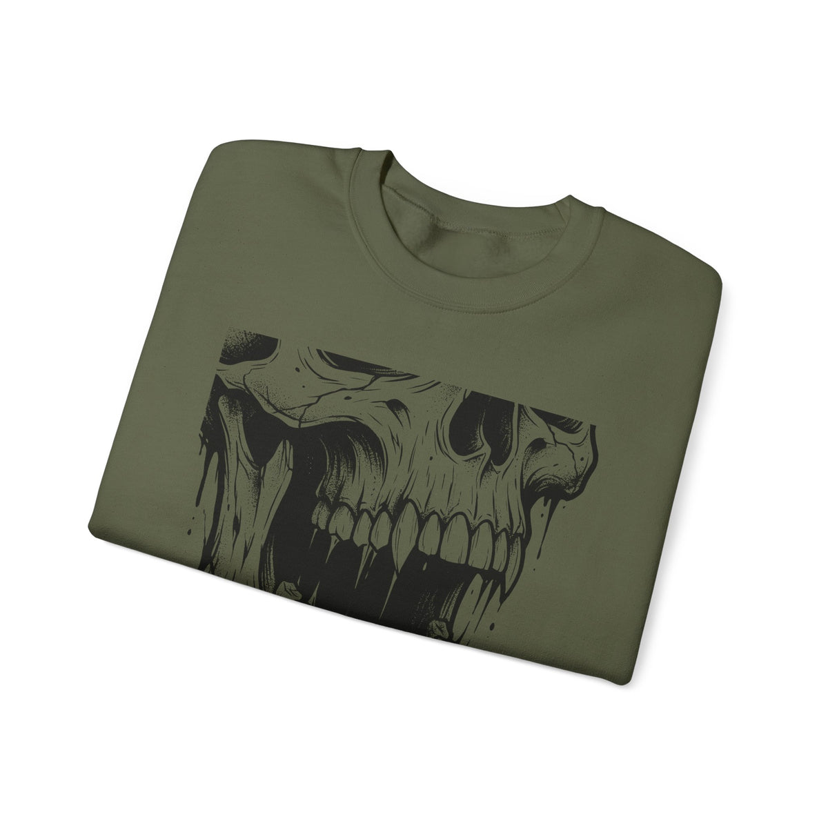 Skull Art Sweatshirt Gothic Fright Gift Women Macabre Sweatshirt Skull T-Sh