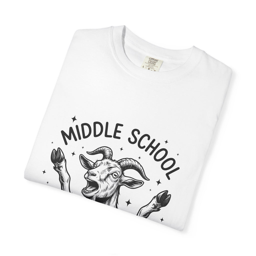 Goat Drawing T-Shirt Teachers Comedy Gift Women Cartoon T-Shirt Kid T-Shirt Educator Enthusiast Comic Graphic Classic Sparkle T-Shirt