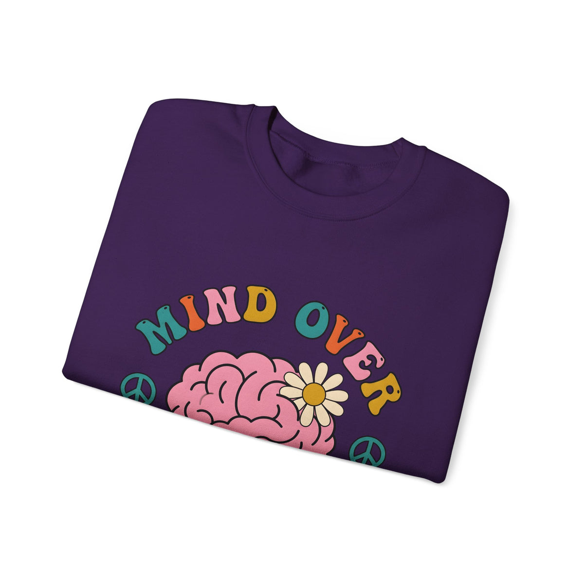 Brain Flower Sweatshirt Teacher Mental Health Gift Women Groovy Sweatshirt Mind Bloom Sweatshirt Educator Enthusiast Psychedelic Sweatshirt Wellness Graphic