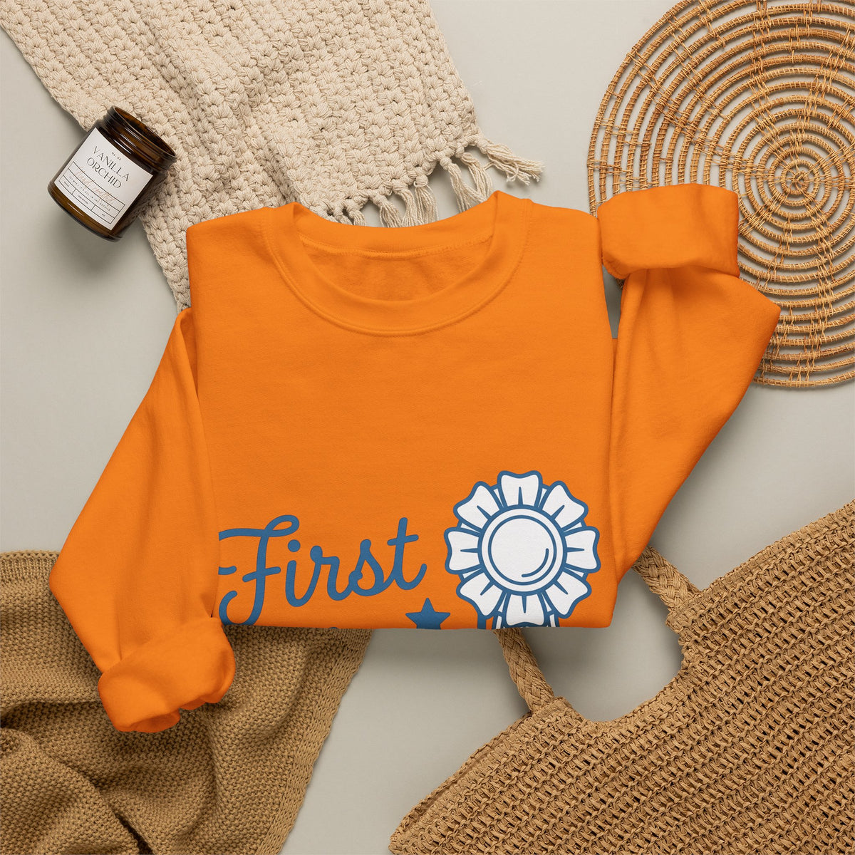 Prize Ribbon Cowgirl Cowboy Gear Gift Cute Rosette Rodeo Fan Western Cowboy Vintage Spark Sweatshirt