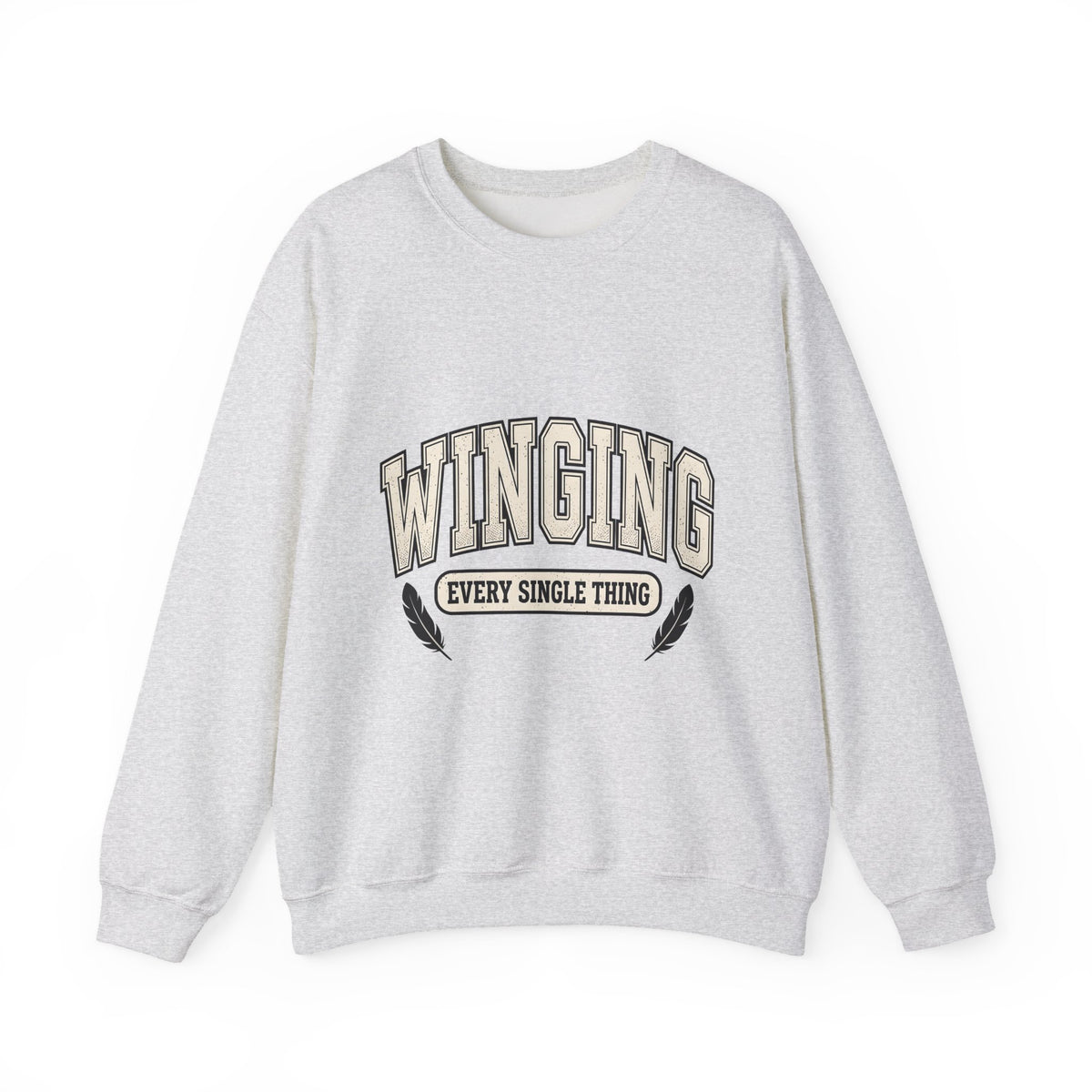 Feather Illustration Sweatshirt Mom Comedy Gift Women Bold Retro Sweatshirt Plume Sweatshirt Mother Fan Retro Style Sweatshirt Humor Graphic Vintage Witty
