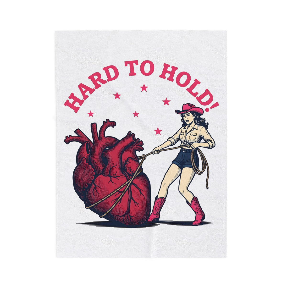 Cowgirl Heart Blanket Cowgirl Ranch Gift Women Heritage Blanket Heart Blanket Cowgirl Fan Vintage Blanket Farm Graphic Retro Flair Twinkles Blanket