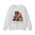 Bear Mocha Sweatshirt Teachers Caffeine Gift Women Illustration Sweatshirt Mocha Sweatshirt Educator Enthusiast Drawing Sweatshirt Caffeine Graphic Doodle