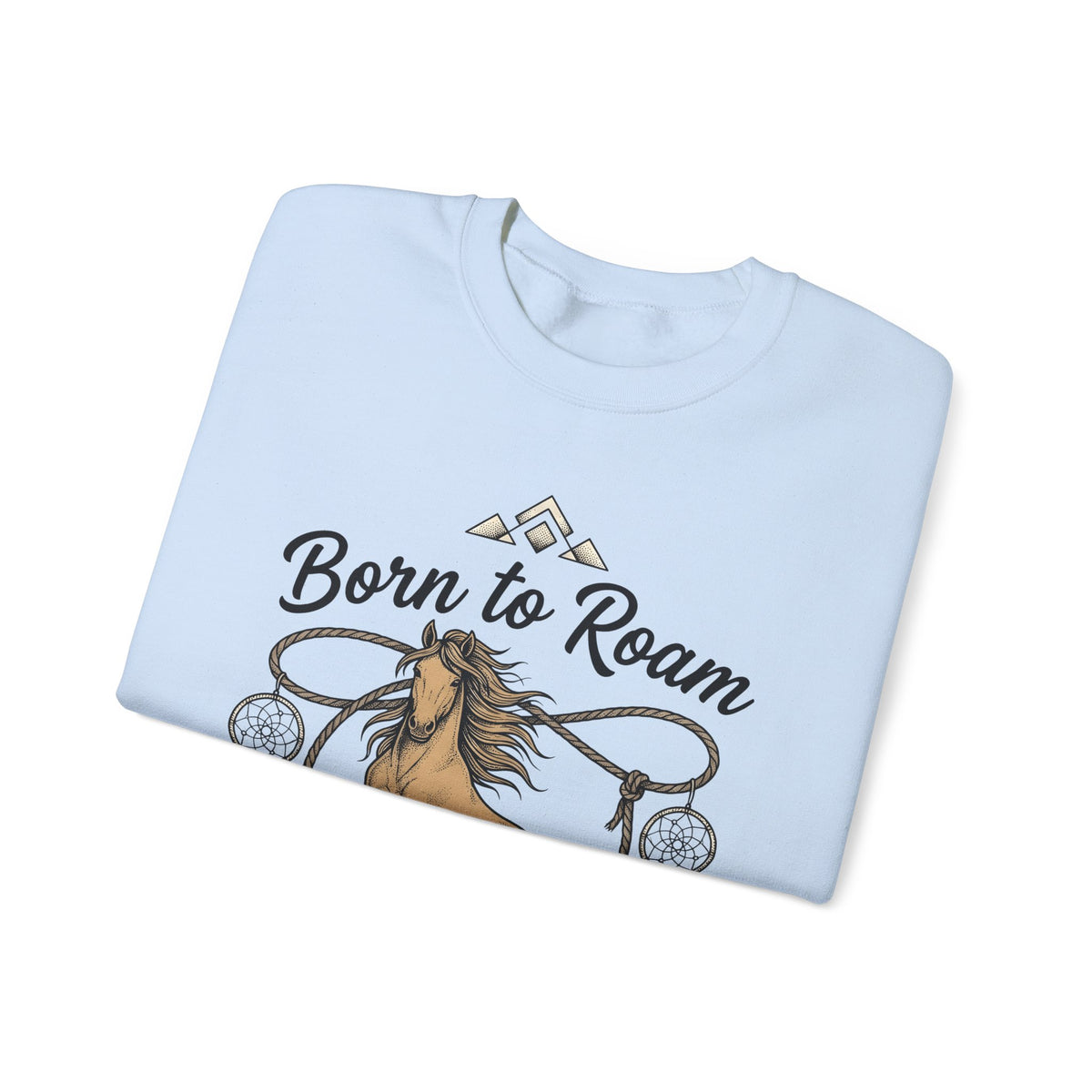 Horse Illustration Sweatshirt Cowgirl Ranch Gift Women Tribal Sweatshirt Stallion Sweatshirt Cowboy Fan Rodeo Sweatshirt Farm Graphic Retro Charm Sweatshirt