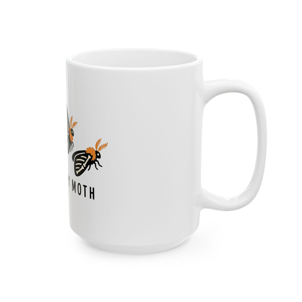 Skeleton Butterfly Mug Halloween Critter Gift Women Pop Art Mug Butterfly Mug Spooky Fan Retro Mug Creature Graphic Cartoon Amber