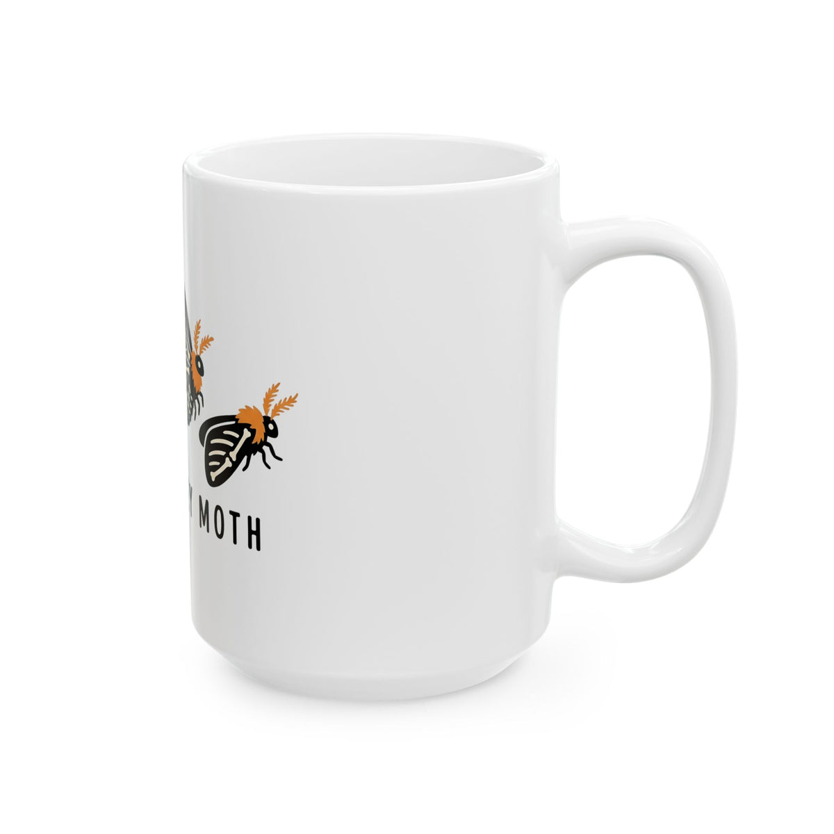 Skeleton Butterfly Mug Halloween Critter Gift Women Pop Art Mug Butterfly Mug Spooky Fan Retro Mug Creature Graphic Cartoon Amber