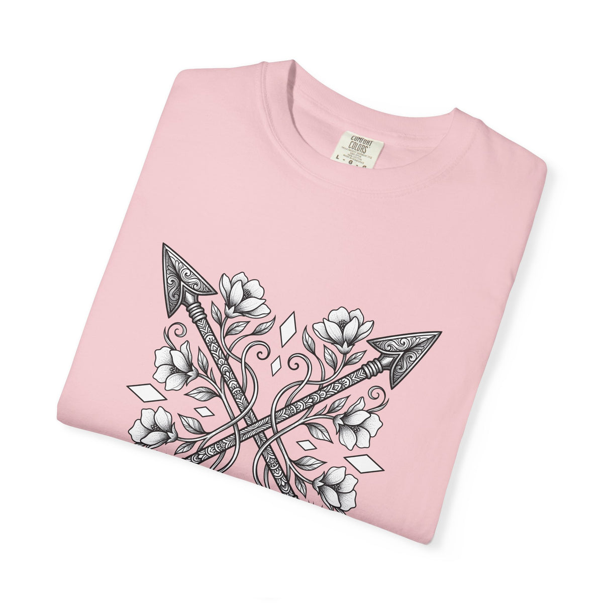Crossed Arrows T-Shirt Cowgirl Rodeo Gift Women Tribal T-Shirt Arrows T-Shirt Cowgirl Fan Native T-Shirt Rodeo Graphic Classic Blossom T-Shirt