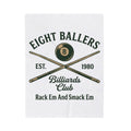Eight Ball Blanket Billiards Bar Gift Women Vintage Blanket Magic Ball Blanket Pool Fan Distressed Blanket Pub Graphic Retro Pool Cues Blanket