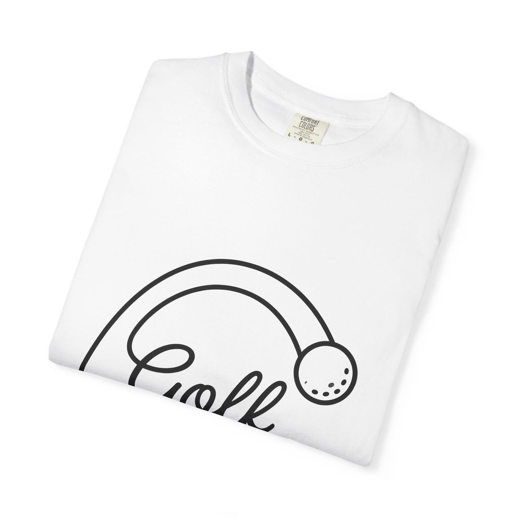 Golf Ball T-Shirt Golf Pastime Gift Women Simple T-Shirt Golfball T-Shirt Golfer Enthusiast Minimalist T-Shirt Leisure Graphic Contemporary Swing