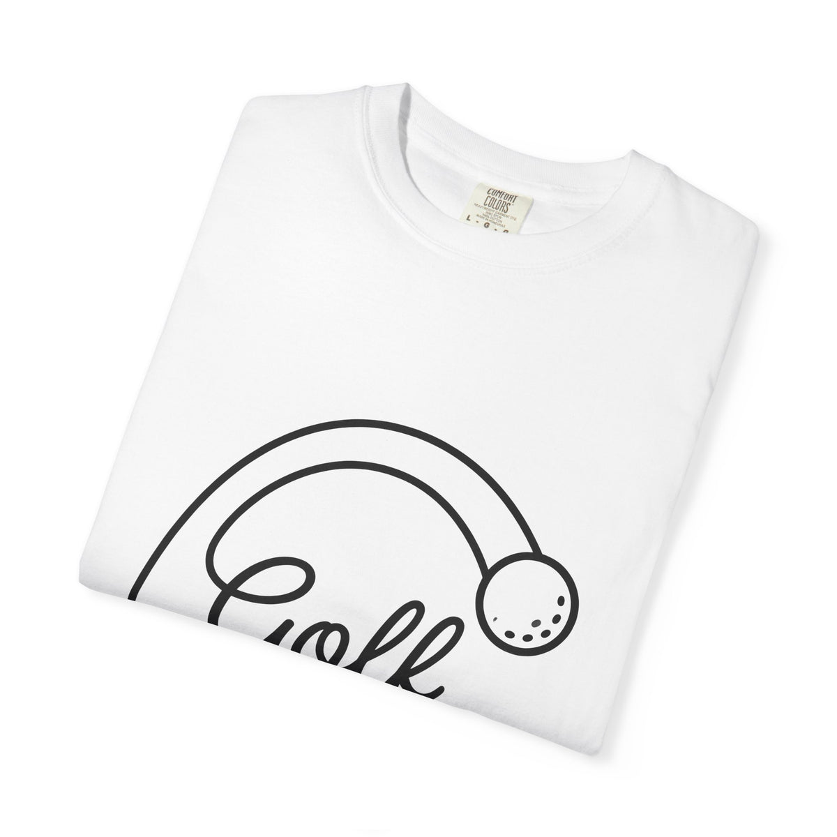 Golf Ball T-Shirt Golf Pastime Gift Women Simple T-Shirt Golfball T-Shirt Golfer Enthusiast Minimalist T-Shirt Leisure Graphic Contemporary Swing