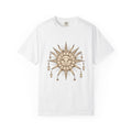 Steer Skull Sun T-Shirt Cowgirl Frontier Gift Women Gypsy T-Shirt Skull T-Shirt Cowboy Fan Bull Graphic Old-Fashioned Stones T-Shirt