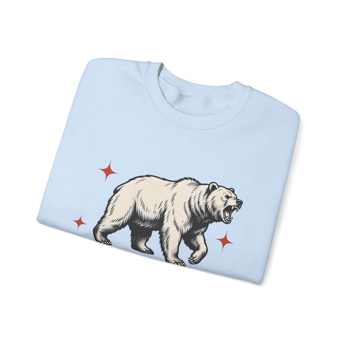 Grizzly Bear Sweatshirt Bear Animal Gift Women Vintage Sweatshirt Ursa Sweatshirt Bear Fan Grizzly Graphic Retro Star Sweatshirt
