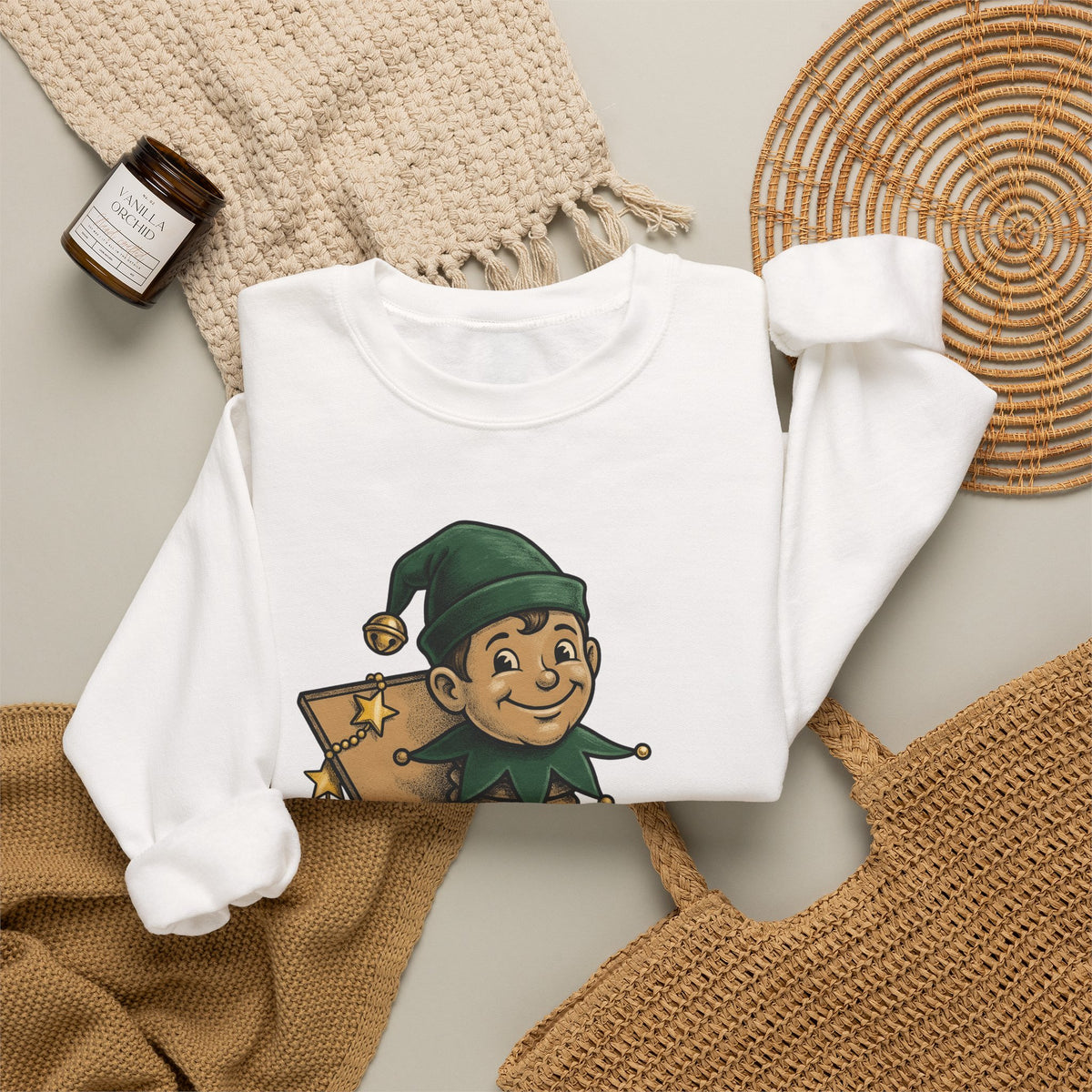 Elf Jack In The Box Christmas Holiday Gift Vintage Jack In The Box Christmas Sweatshirt