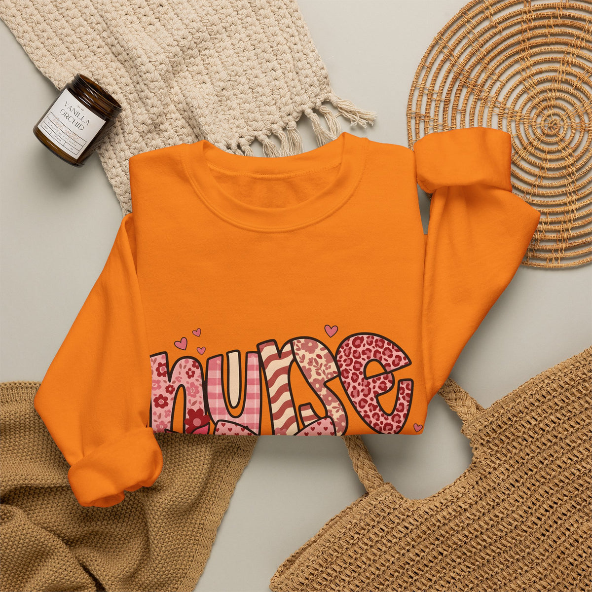 Nurse Nurses Healthcare Gift Adorable Nursing Nurse Fan Medical Staff Healthcare Sweatshirt