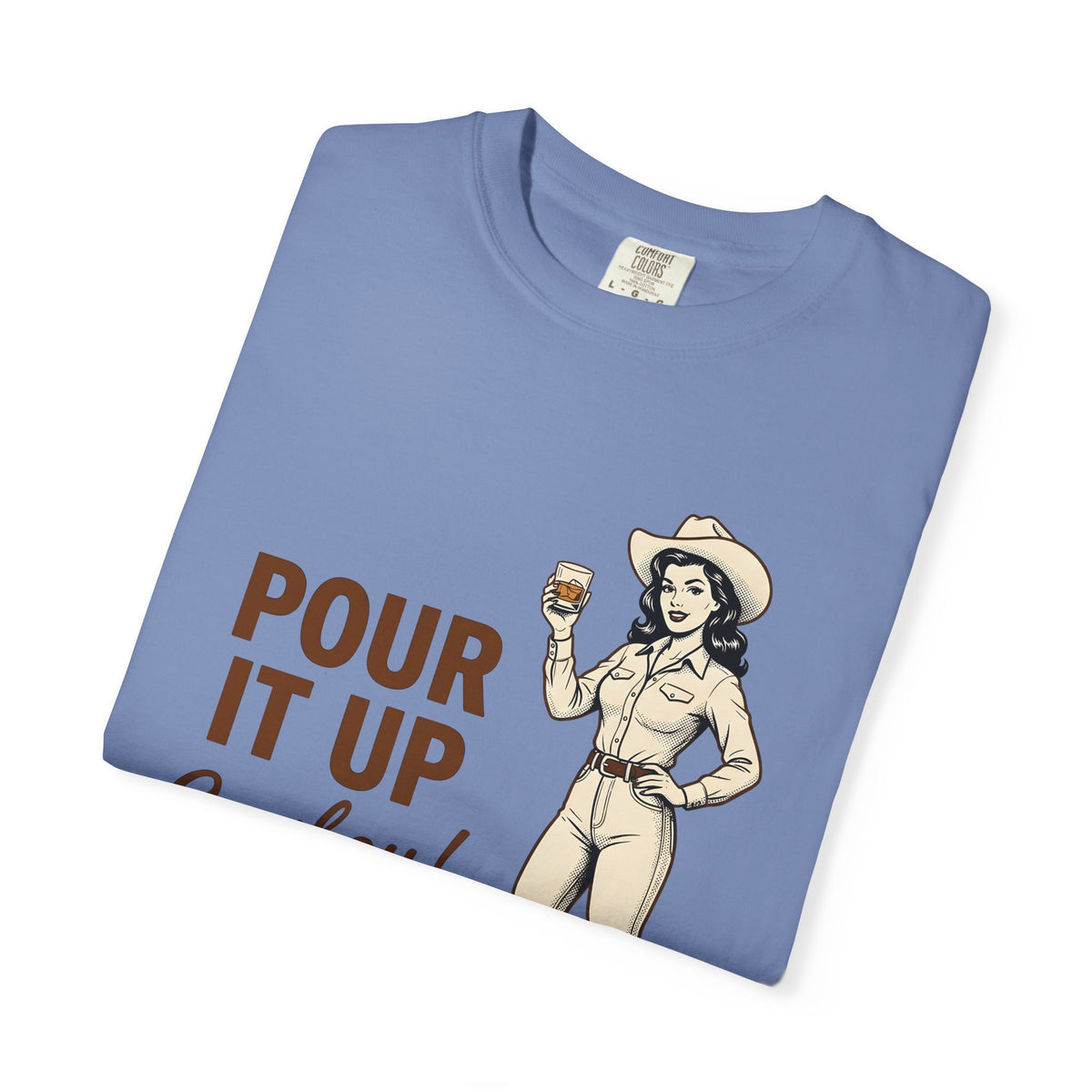 Cowgirl Cowgirl Western Gift Vintage Cowgirl Fan Distressed Western T-Shirt