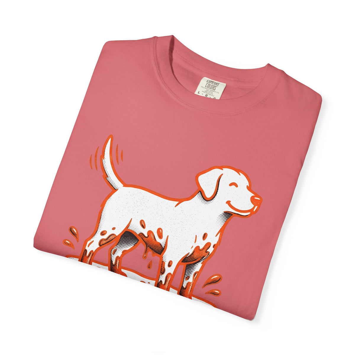 Cute Dog T-Shirt Dog Companion Gift Women Graphic T-Shirt Puppy T-Shirt Dog Owner Fan Canine Graphic Design Pet Sketch Earth T-Shirt