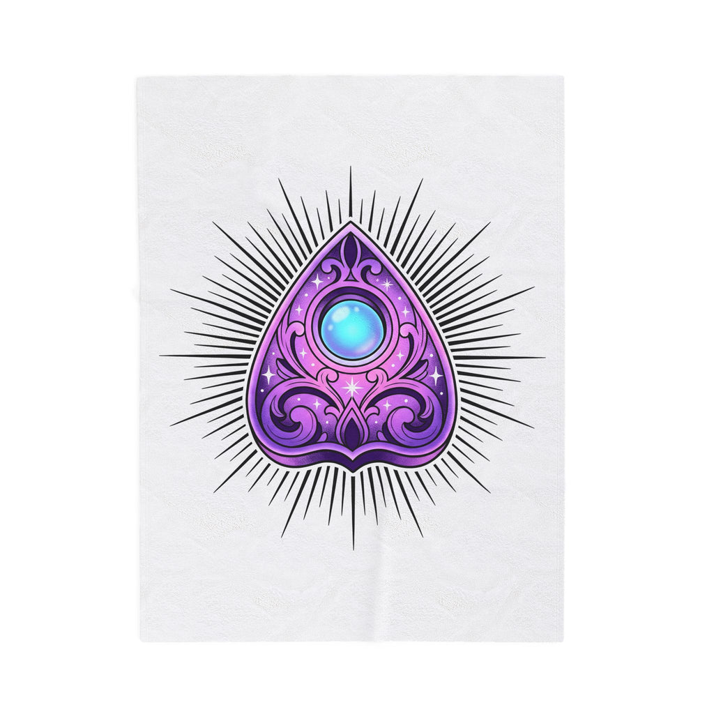 Magic Planchette Blanket Boho Chic Zodiac Gift Women Mystical Blanket Ouija Board Blanket Bohemian Fan Spiritual Blanket Astrology Graphic Trippy