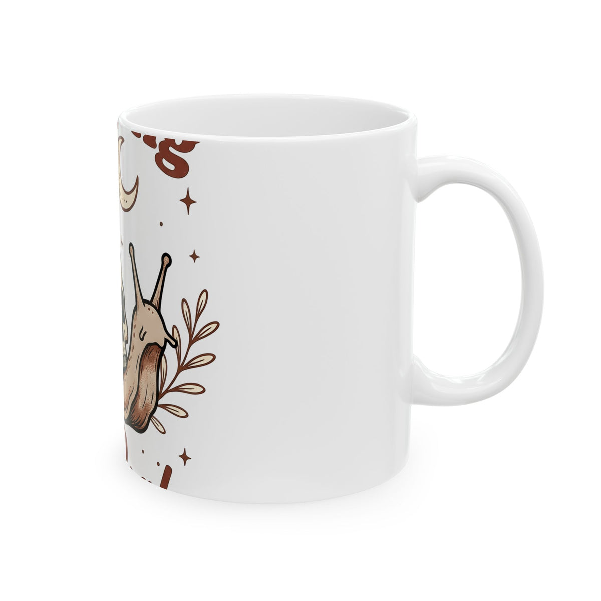 Skeleton Snail Mug Halloween Horror Gift Women Retro Mug Snail Mug Horror Fan Creepy Graphic Mug Sketch Toadstool Mug