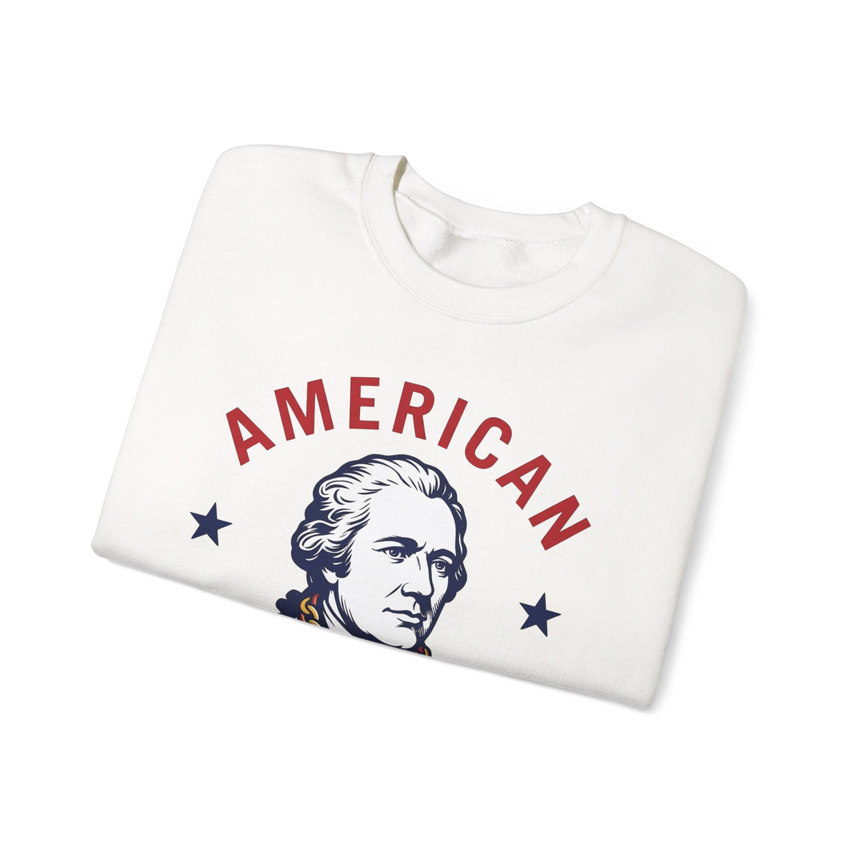 Founding Father Illustration Sweatshirt America Heritage Gift Women Traditional Sweatshirt Patriot Sweatshirt American Fan Historical Sweatshirt Heritage