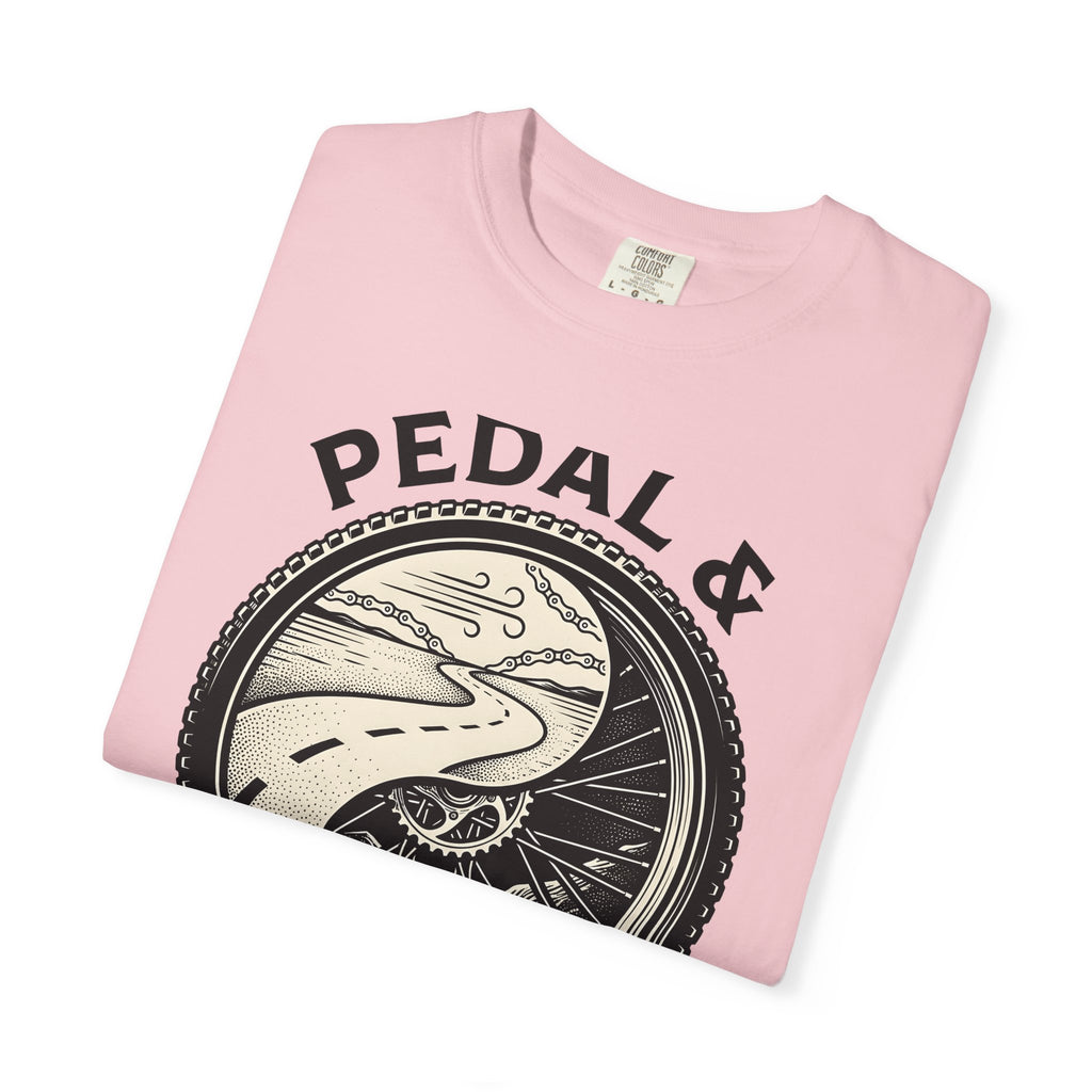 Biking Wheel T-Shirt Cycling Journey Gift Women Heritage T-Shirt Spokes T-Shirt Cyclist Enthusiast Vintage T-Shirt Travel Graphic Nostalgic