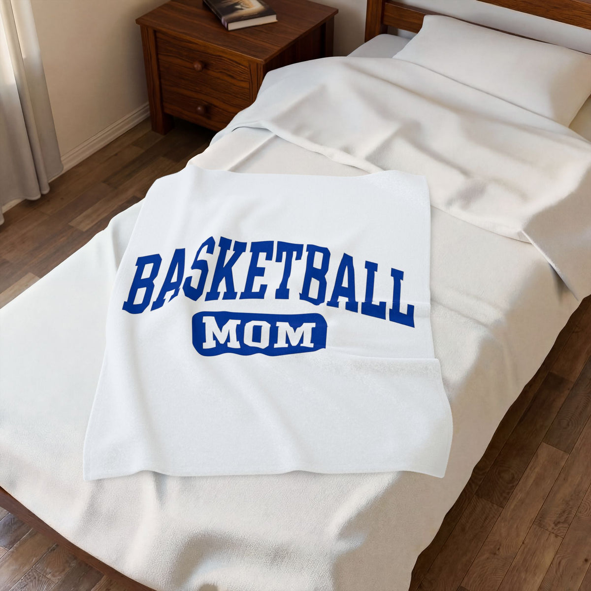 Active Mom Blanket Moms Court Gift Women Impactful Blanket Fitness Mom Blanket Mommy Enthusiast Inspirational Blanket Justice Graphic Old School
