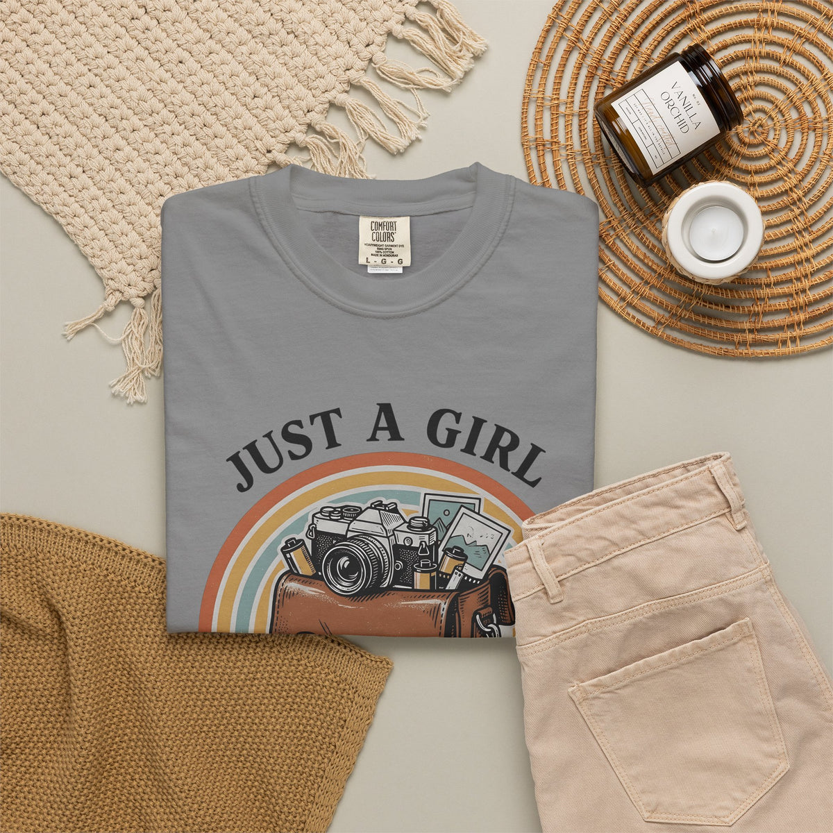 Photo T-Shirt T-Shirt Photography Backpack Gift Women Classic T-Shirt Camera T-Shirt T-Shirt Photographer Enthusiast Vintage T-Shirt Rucksack Graphic