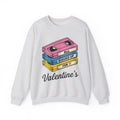 Vhs Tape Stack Sweatshirt St Valentine's Day Nostalgia Gift Women Retro Sweatshirt Videotape Sweatshirt Valentine Fan Vintage Sweatshirt Retro Illustration Pop