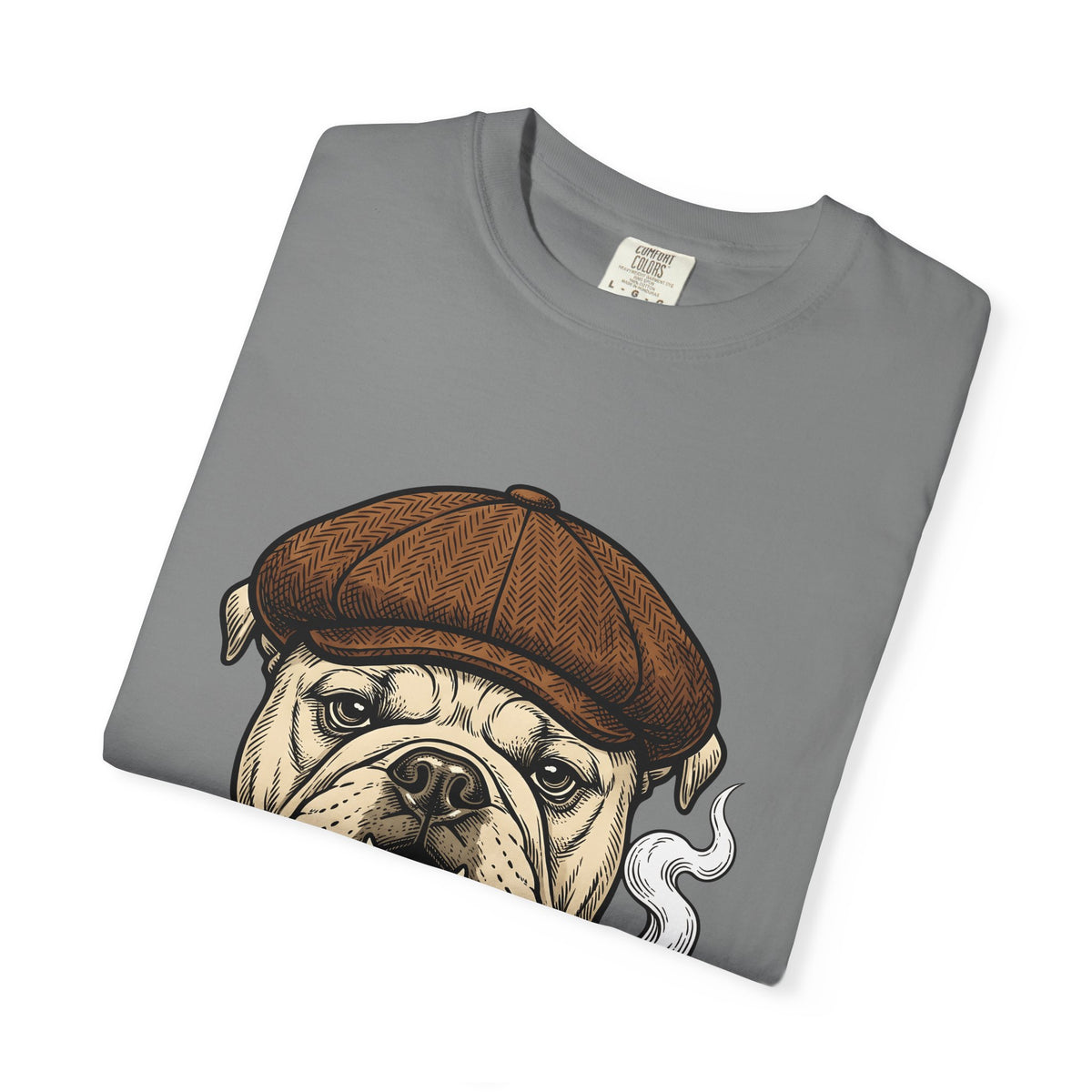 Bulldog Head T-Shirt Dog Creatures Gift Women Old School T-Shirt Bulldog T-Shirt Dog Fan Bulldog Graphic T-Shirt Vintage Illustration Animal