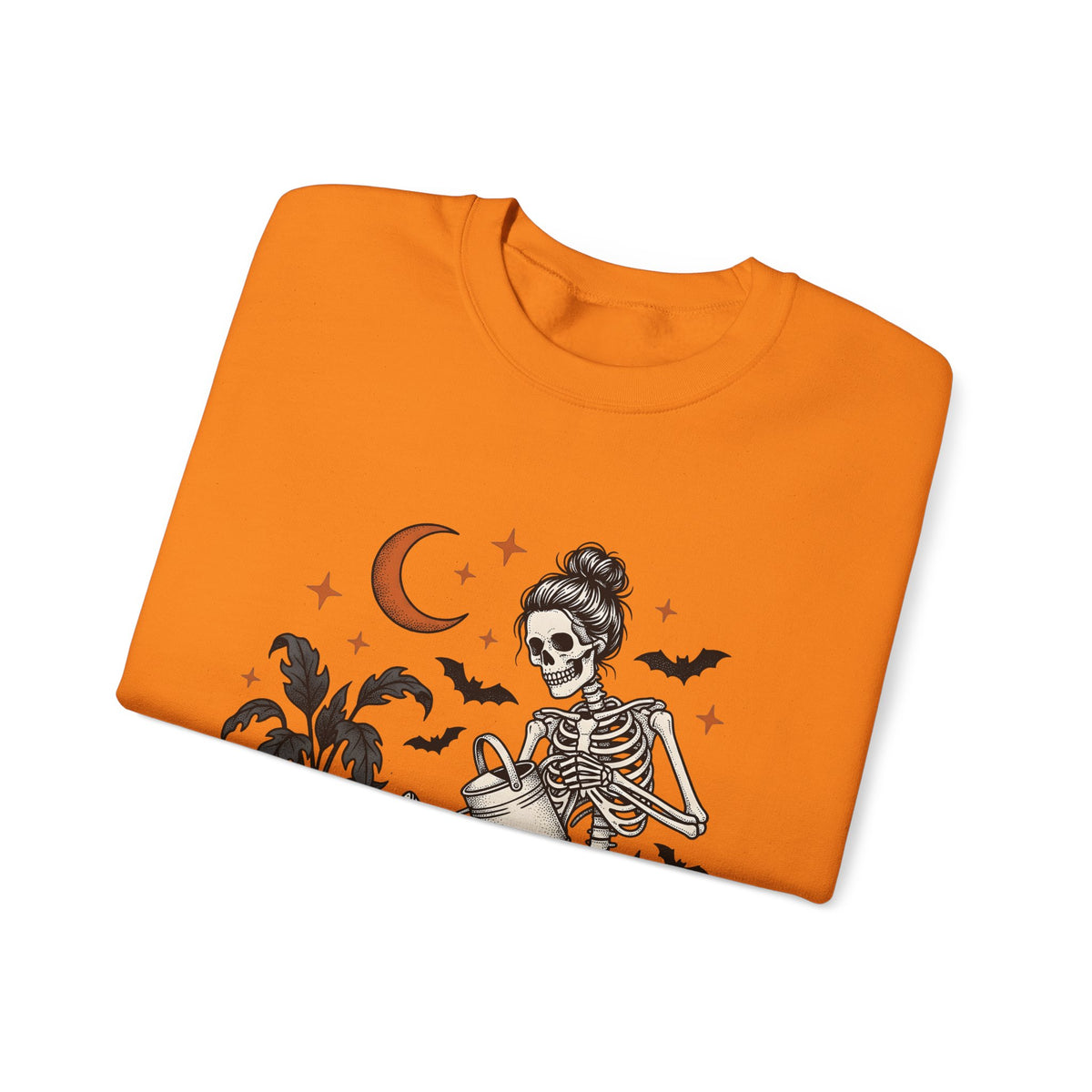 Skeleton Gardener Sweatshirt Mom Halloween Gift Women Tattoo Sweatshirt Bones Sweatshirt Mother Enthusiast Ink Sweatshirt Spooky Graphic Vintage Houseplants
