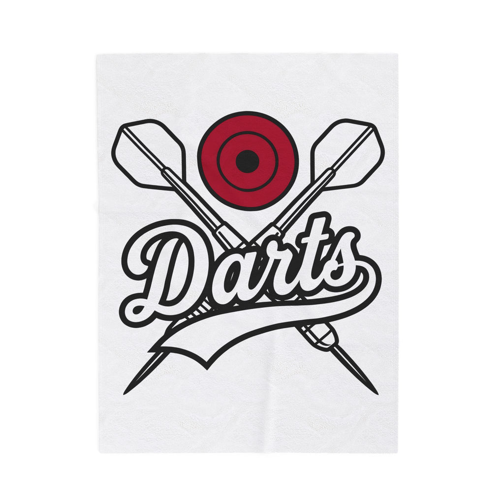 Dart Target Blanket Darts Bar Gift Women Bold Graphic Blanket Dartboard Blanket Darter Fan Graphic Design Vintage Crossed Darts Blanket