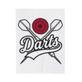 Dart Target Blanket Darts Bar Gift Women Bold Graphic Blanket Dartboard Blanket Darter Fan Graphic Design Vintage Crossed Darts Blanket