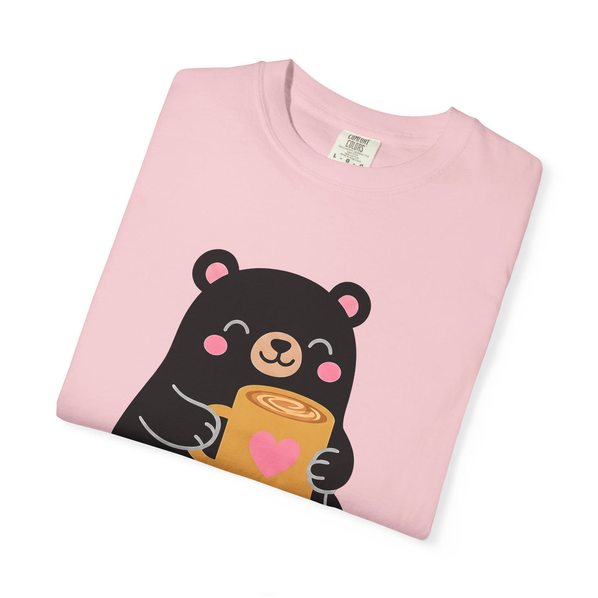 Bear Coffee Cup Coffee Animal Gift Cute Mug Coffee Fan Coffee Mug Kawaii Minimalist T-Shirt