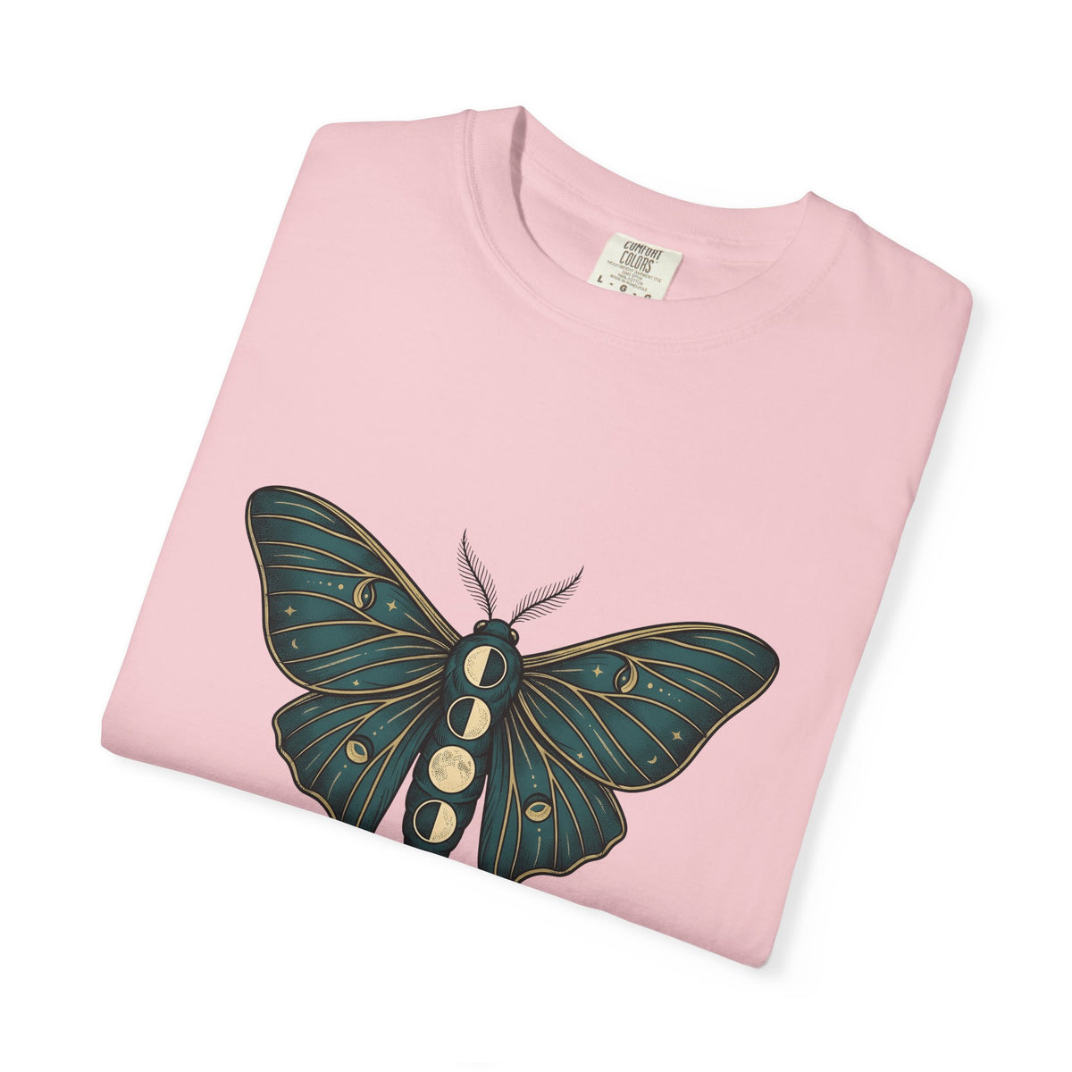 Luna Butterfly T-Shirt Boho Chic Astrology Gift Women Mystical T-Shirt Butterfly T-Shirt Bohemian Enthusiast Magical T-Shirt Zodiac Graphic Retro