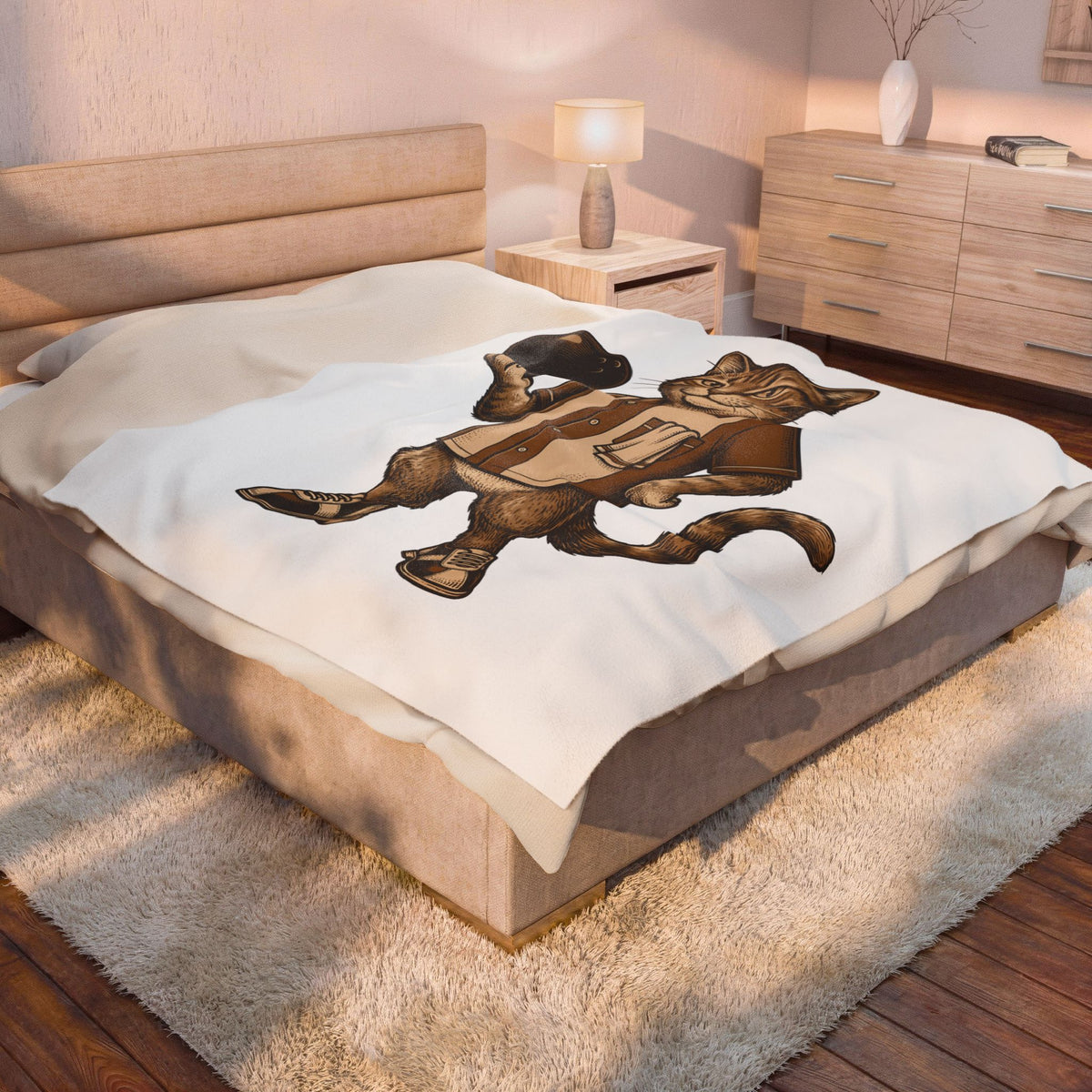 Bowling Kitten Blanket Sports Pet Gift Women Retro Blanket Kitten Blanket Athlete Fan Vintage Blanket Animal Graphic Sketch Bowling Sphere Blanket