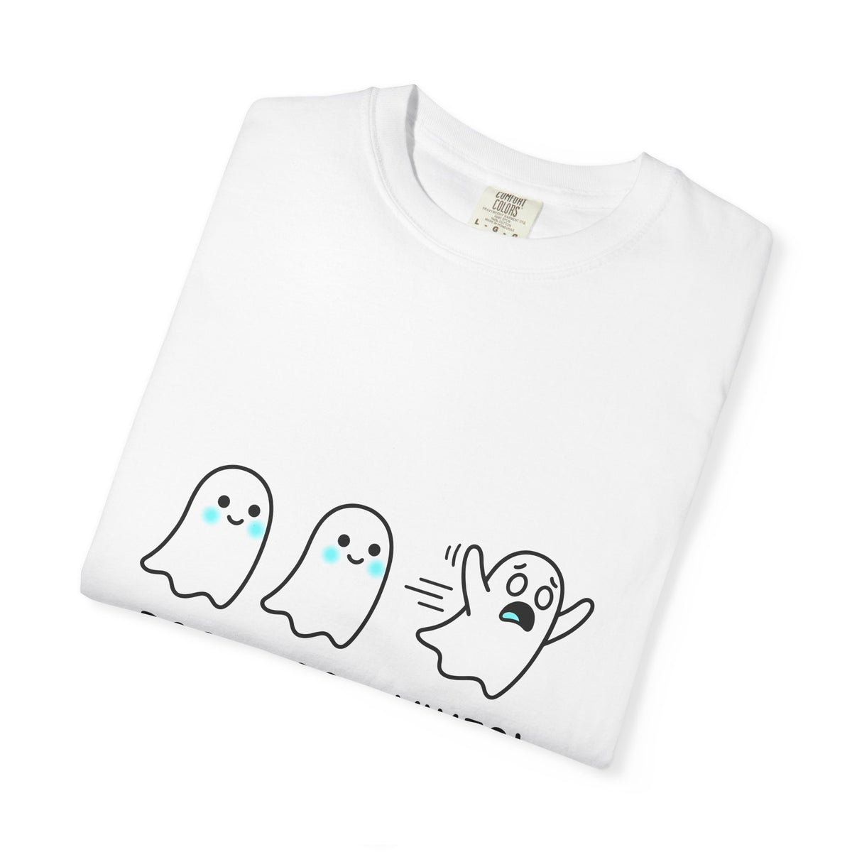 Sweet Ghost Pack T-Shirt Funny Halloween Party Gift Women Chibi T-Shirt Ghostly Spirits T-Shirt Humor Fan Cartoon T-Shirt Spooky Graphic Halloween
