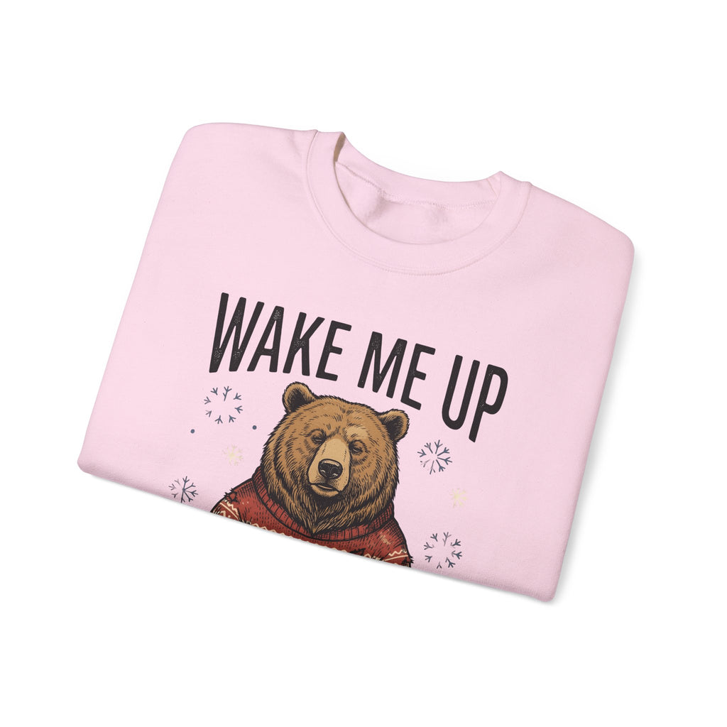 Bear Knitwear Sweatshirt Christmas Cold Gift Women Cabin Sweatshirt Teddy Sweatshirt Xmas Fan Rustic Sweatshirt Frosty Graphic Outline Winter Snow Sweatshirt