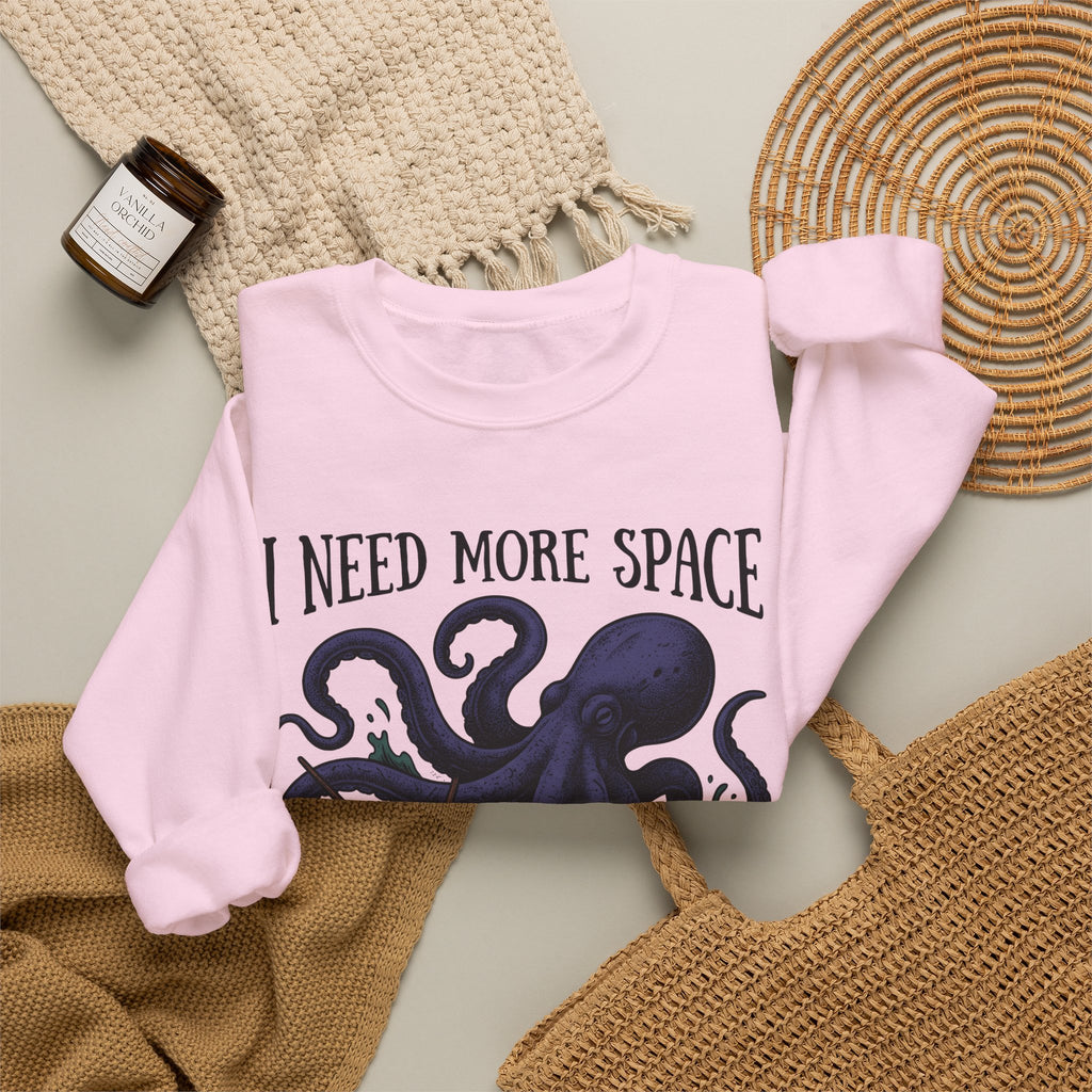 Octopus Ship Sweatshirt Funny Nautical Gift Women Vintage Sweatshirt Kraken Sweatshirt Humor Fan Retro Sweatshirt Maritime Graphic Hand Drawn Ocean Sweatshirt