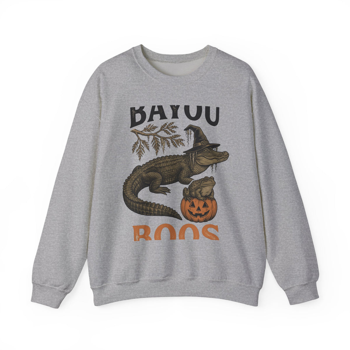 Alligator Frog Pumpkin Sweatshirt Halloween Animal Gift Women Vintage Sweatshirt Toad Sweatshirt Horror Fan Retro Sweatshirt Creature