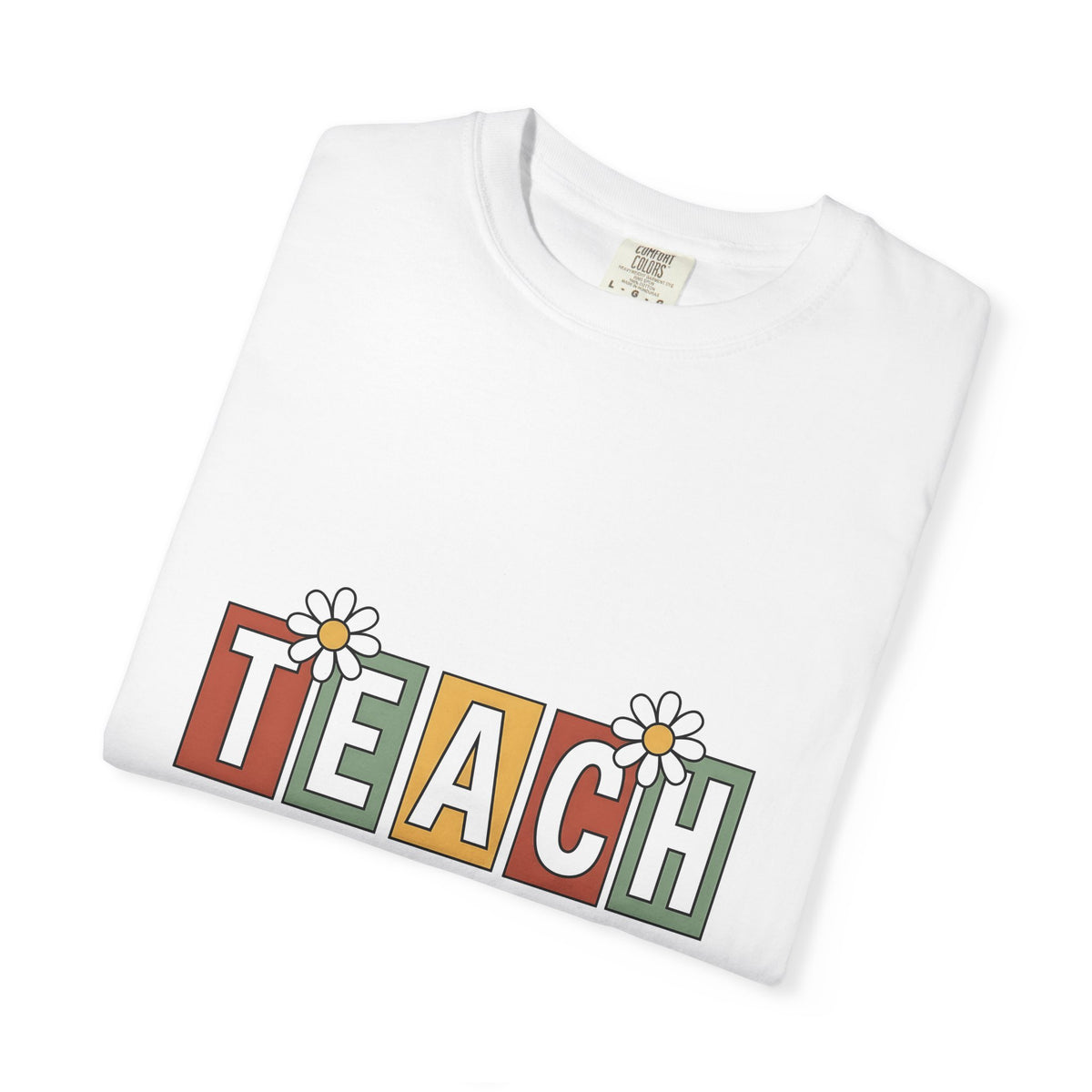 Flower Alphabet Art T-Shirt Teachers Education Gift Women Tribal T-Shirt Alphabet T-Shirt Educator Enthusiast Ethnic T-Shirt Learning Graphic