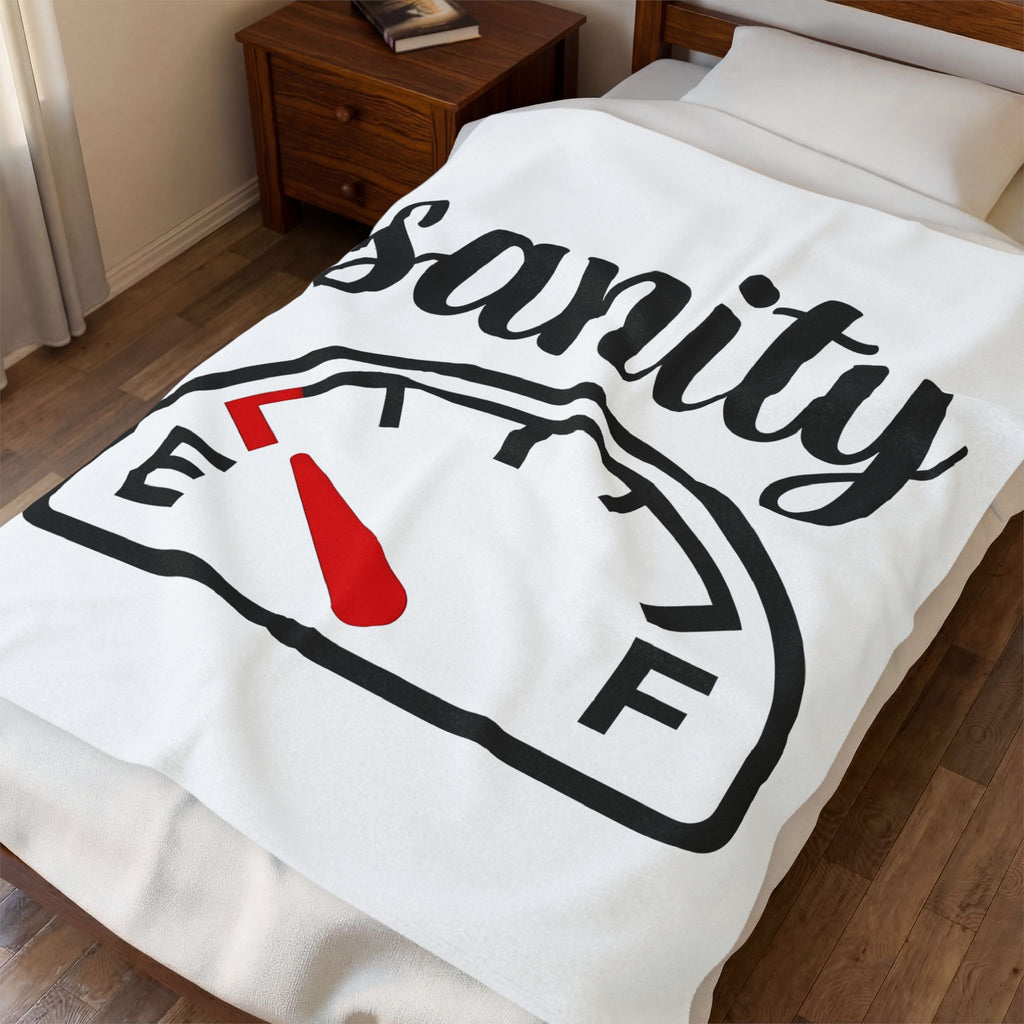 Fuel Dial Blanket Moms Family Gift Women Basic Blanket Fuel Gauge Blanket Mom Fan Fuel Meter Blanket Family Graphic Current Joke Blanket