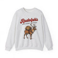 Deer Illustration Sweatshirt Christmas Celebration Gift Women Retro Sweatshirt Fawn Sweatshirt Noel Fan Vintage Sweatshirt Party Graphic Sketch Present Sweatshirt