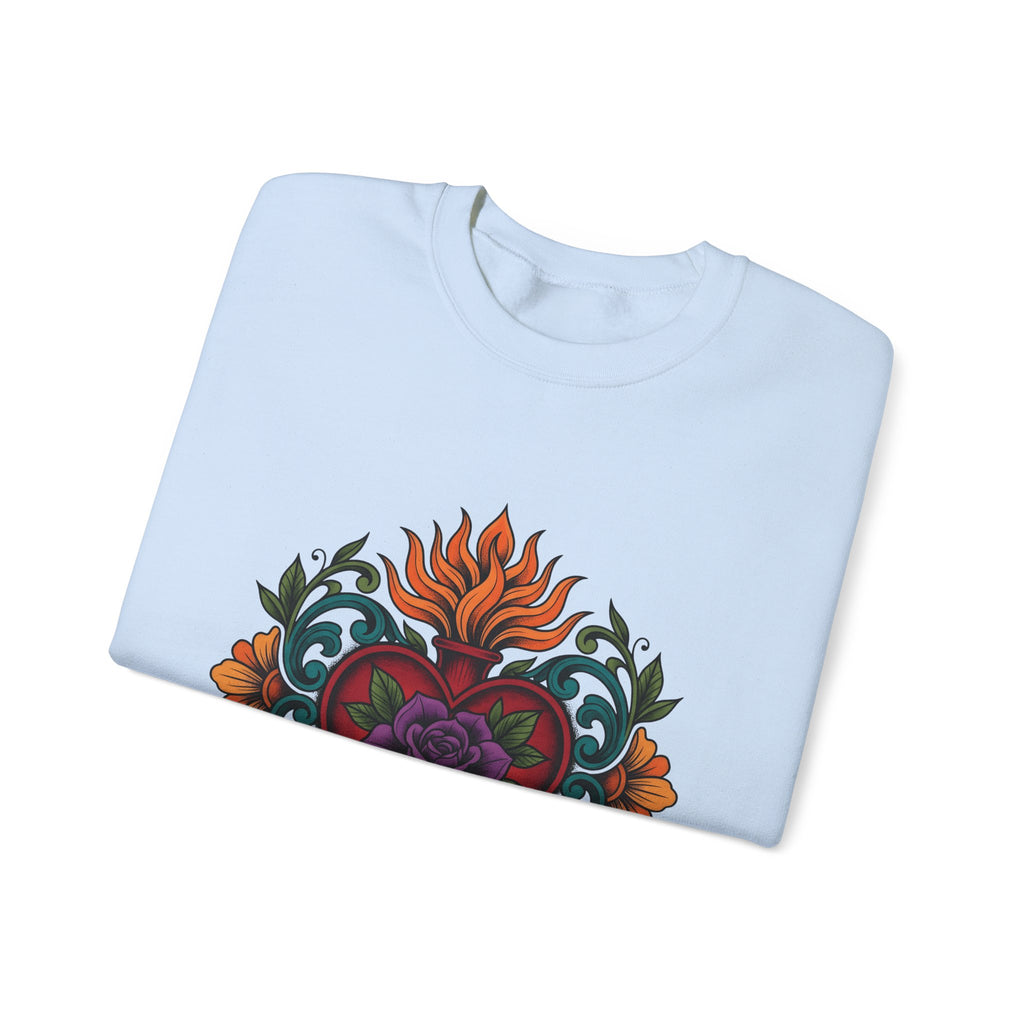 Love Blossom Boho Chic Bloom Gift Ink Flower T Sweatshirt