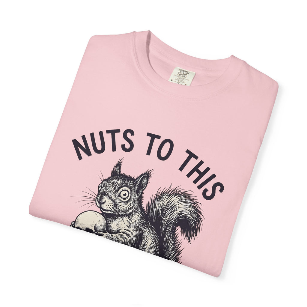 Chipmunk Skeleton T-Shirt Halloween Nature Gift Women Creepy T-Shirt Rodent T-Shirt Spooky Fan Squirrel Graphic T-Shirt Classic Maple Leaves T-Shirt