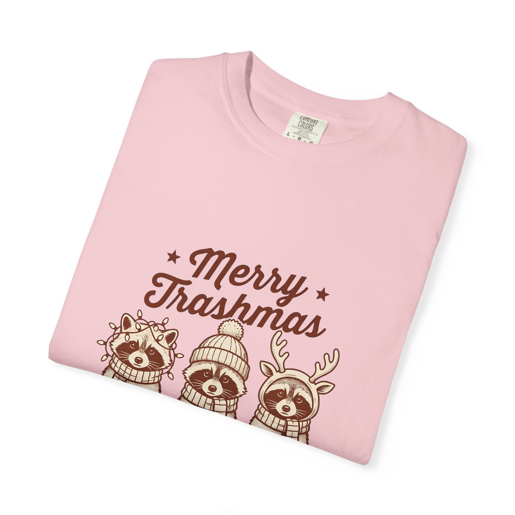 Raccoon Set T-Shirt Christmas Pets Gift Women Line Art T-Shirt Raccoon T-Shirt Xmas Fan Illustration T-Shirt Animal Graphic Classic Holiday Gear