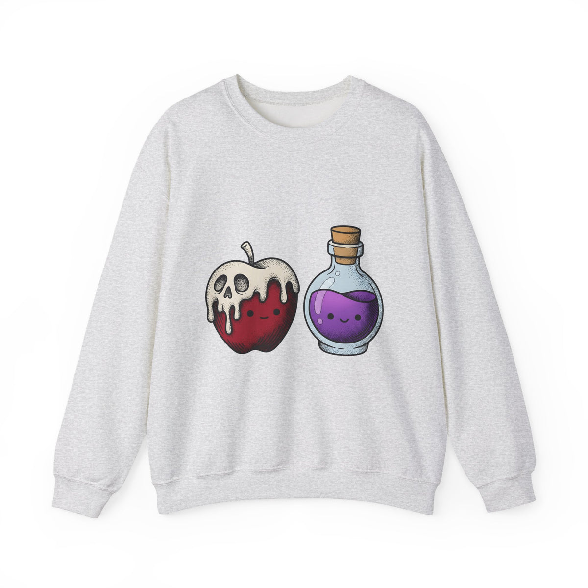 Deadly Fruit Elixir Sweatshirt Halloween Halloween Gift Women Cartoon Sweatshirt Poison Drink Sweatshirt Halloween Fan Comic Sweatshirt Spooky Graphic Hand