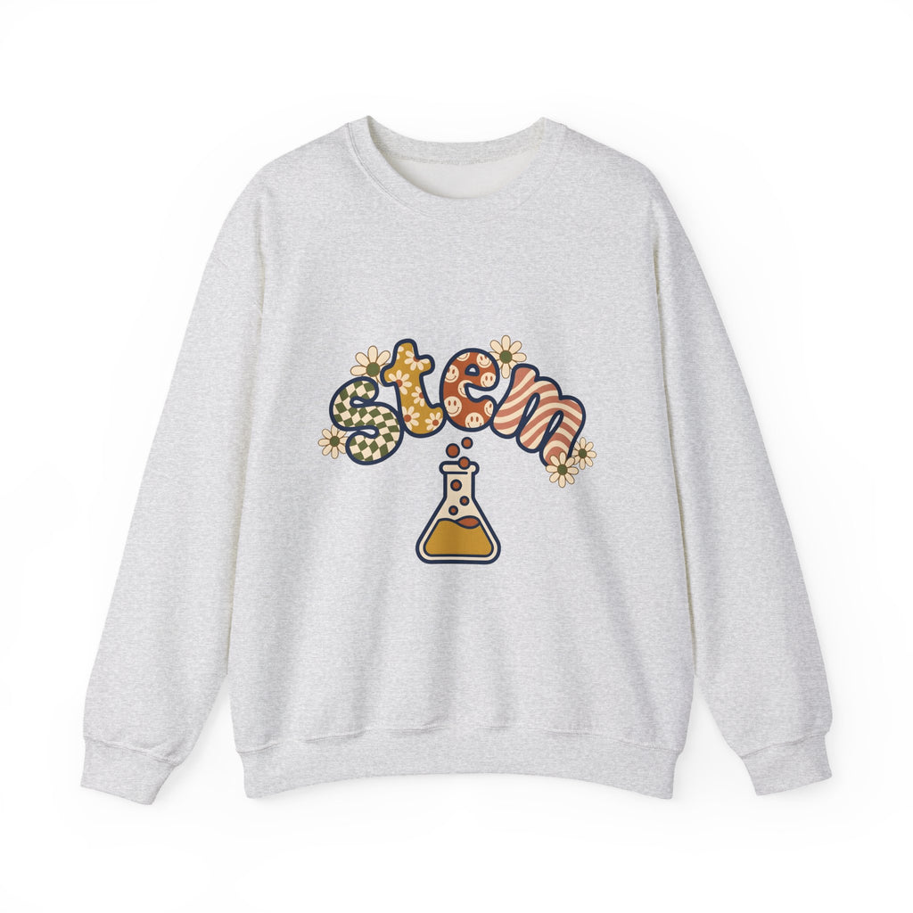 Chemistry Bottle Stem Biology Gift Cartoon Laboratory Flask Science Enthusiast Lab Sweatshirt