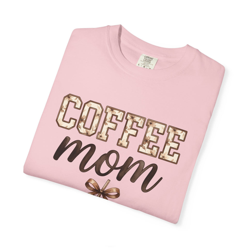 Iced Latte Cup T-Shirt Moms Café Gift Women Painted T-Shirt Coffee Cup T-Shirt Mom Fan Hand Painted T-Shirt Coffee Shop Graphic Classic Sash T-Shirt