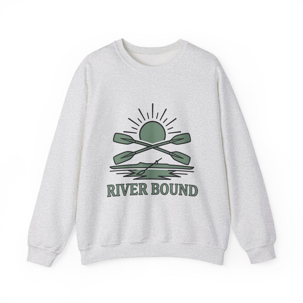 Crossed Canoe Paddles Sweatshirt Kayaking Nature Gift Women Hand Drawn Sweatshirt Paddles Sweatshirt Kayaker Enthusiast Illustrated Design Outdoor Graphic