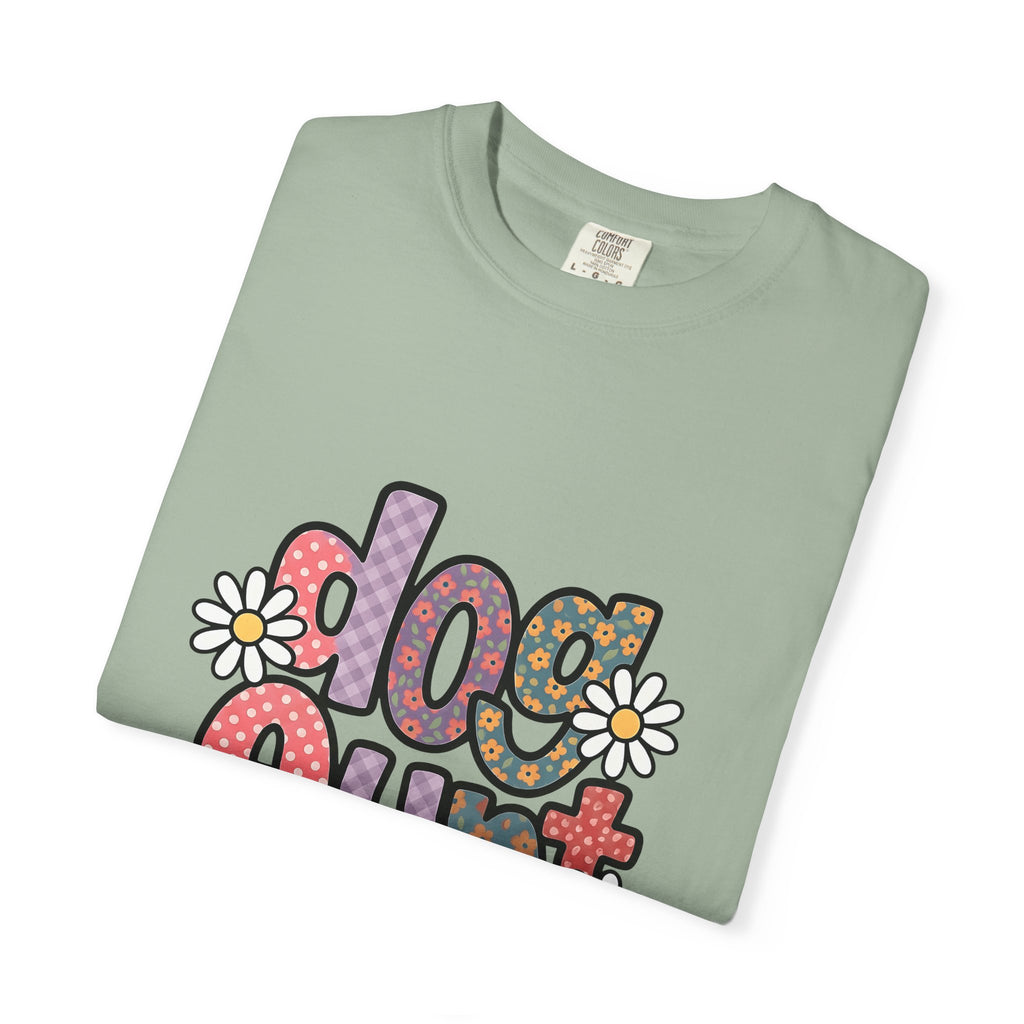 Floral Lettering Print T-Shirt Dog Niece Gift Women Sketch T-Shirt Typography T-Shirt Dog Fan Hand Drawn T-Shirt Niece Graphic Cartoon Chamomile